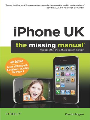 cover image of iPhone UK:  the Missing Manual